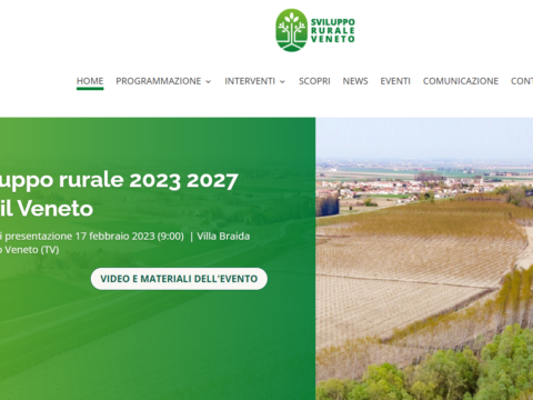 Online lo Sviluppo rurale Veneto. Arriva il nuovo sito web