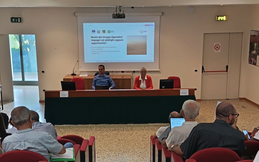 Cooperazione: incontro tra Regione e nuovi gruppi operativi per l’innovazione per l’agricoltura